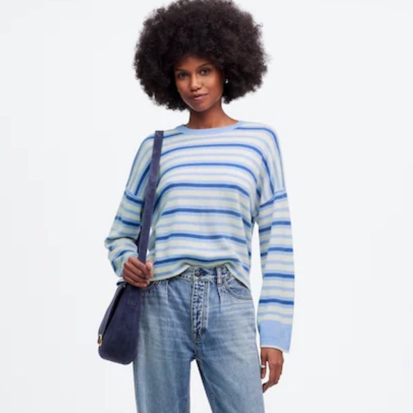 Madewell Cashmere Boxy Sweater - Picture 2 of 6